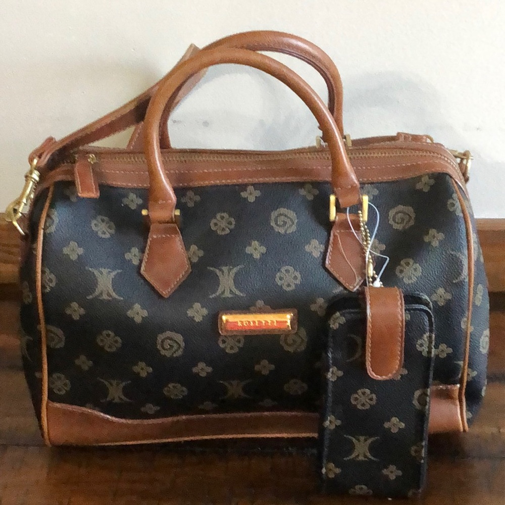 Rosetti Black and Brown Handbag